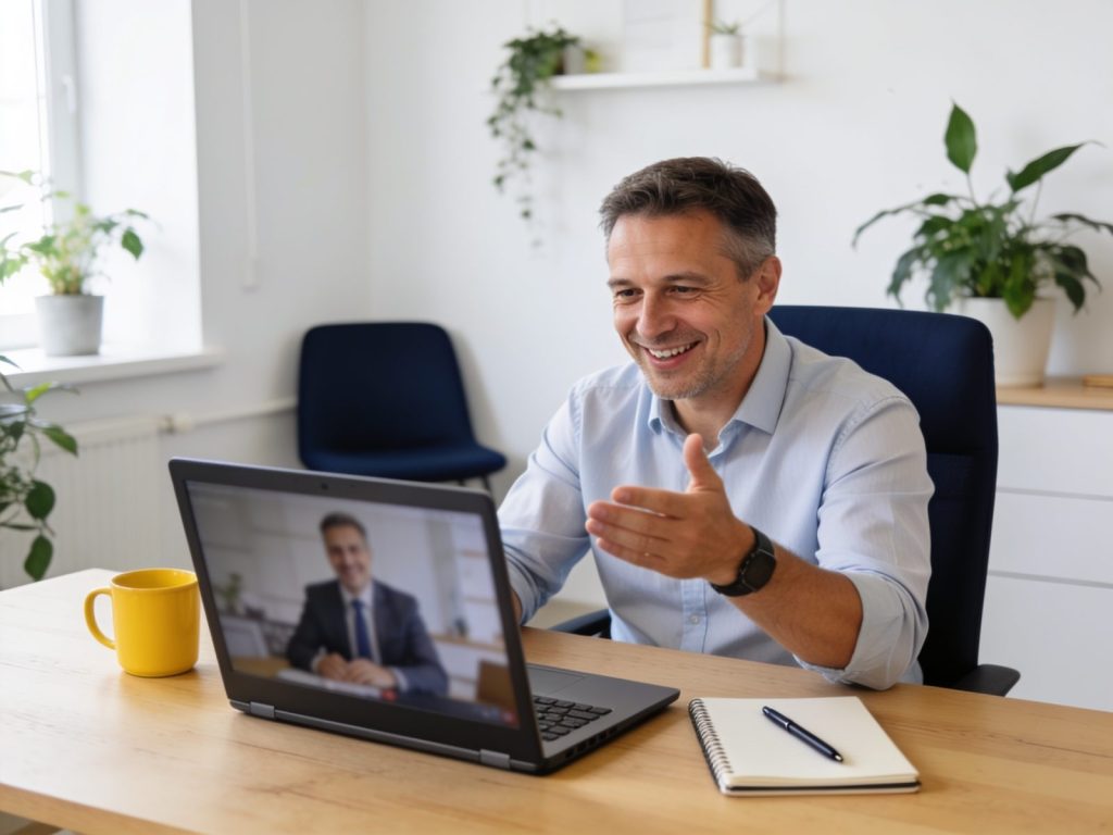 Szkolenie LinkedIn i sprzedaż B2B — rozmowa wideo z klientem