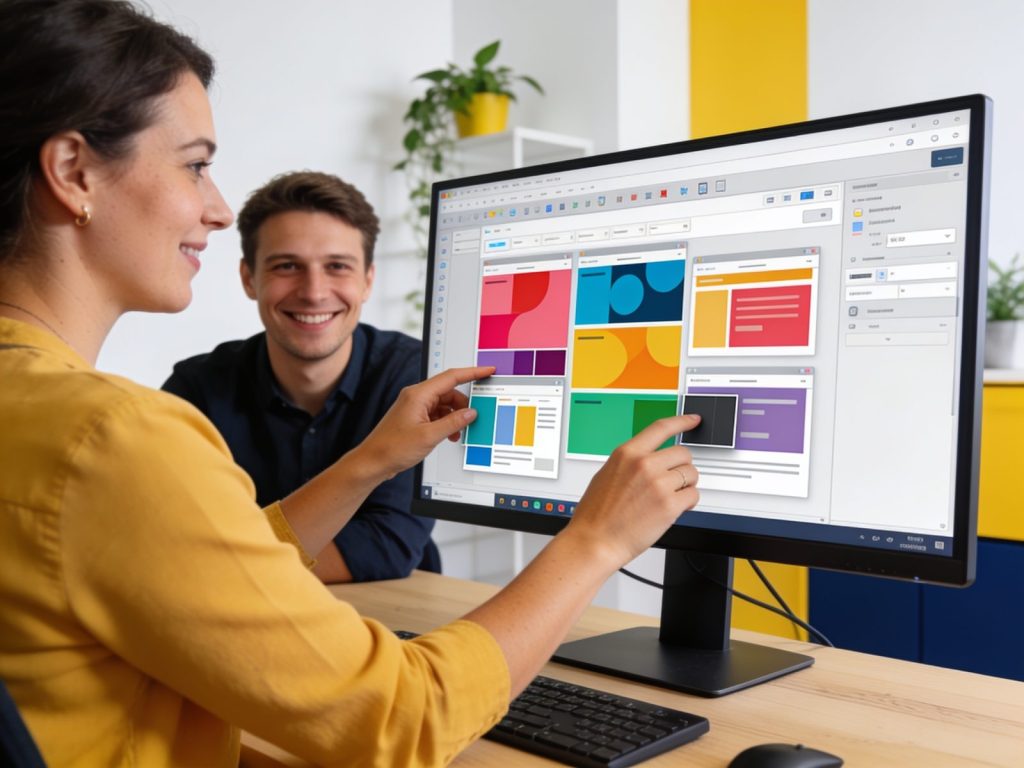 Szkolenie WordPress i Elementor — edycja układu strony na monitorze